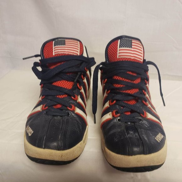 Reversible tongue Patriotic KSwiss sneakers - Picture 5 of 7